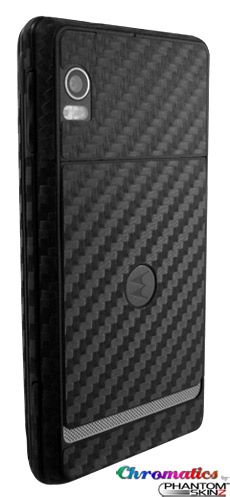 PhantomSkinz Motorola Droid 2 Black Carbon Fiber  