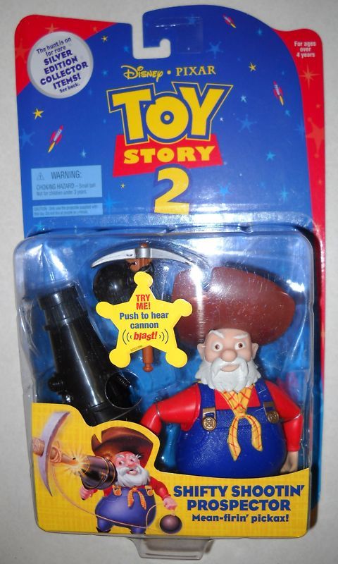 TOY STORY 2 SHIFTY SHOOTIN PROSPECTOR ULTRA RARE HTF  