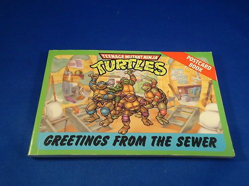 NEW TMNT Teenage Mutant Ninja Turtles 24 POSTCARD BOOK  