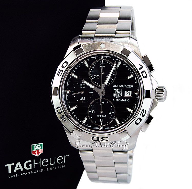 NEW TAG HEUER AQUARACER CALIBRE 16 CAP2110.BA0833 AUTOMATIC CHRONO MEN 