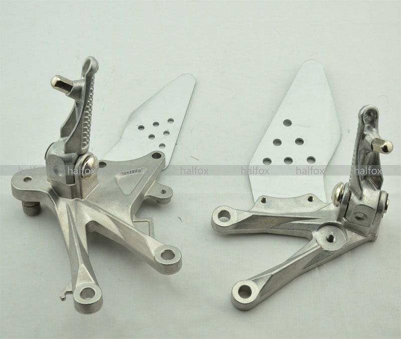 Kawasaki ZX6R NAJIA 05 06 07 08 Rider Foot Pegs L&R Footrest&Brackets 