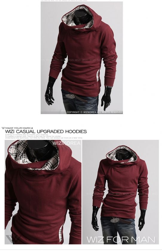   ON MOON FANCYQUBE CASUAL MENS SWEATSHIRT PULLOVER HOODIE 1392  