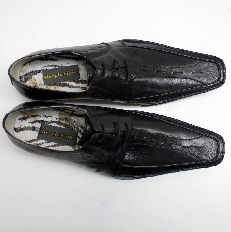 Steeple Gate Black Dress Shoes 13M  