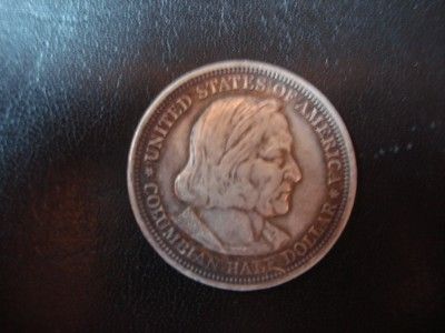 1892 Worlds Columbian Exposition Half Dollar Commemorative   Chicago