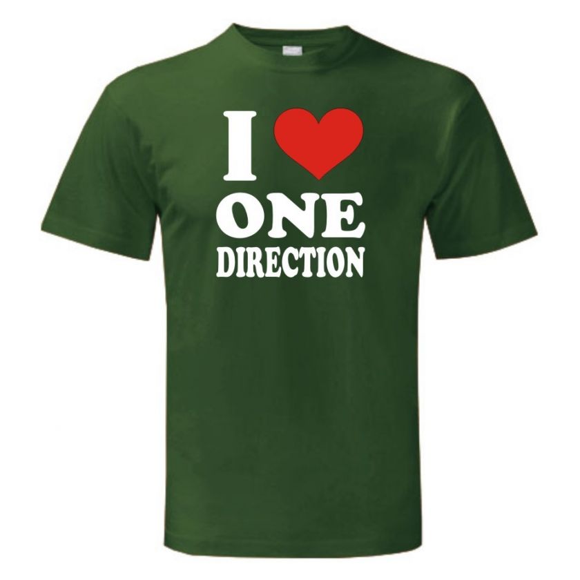 Love One Direction T Shirt X factor Harry Styles Boy Band  