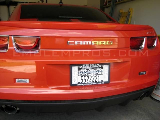 GM 2010 2011 CAMARO REAR LETTERING STAINLESS STEEL  