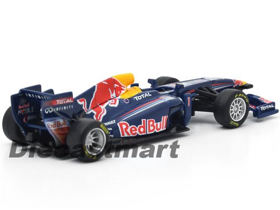 bBURAGO 132 F1 2011 RED BULL RACING RENAULT SEBASTIAN VETTEL DIECAST 