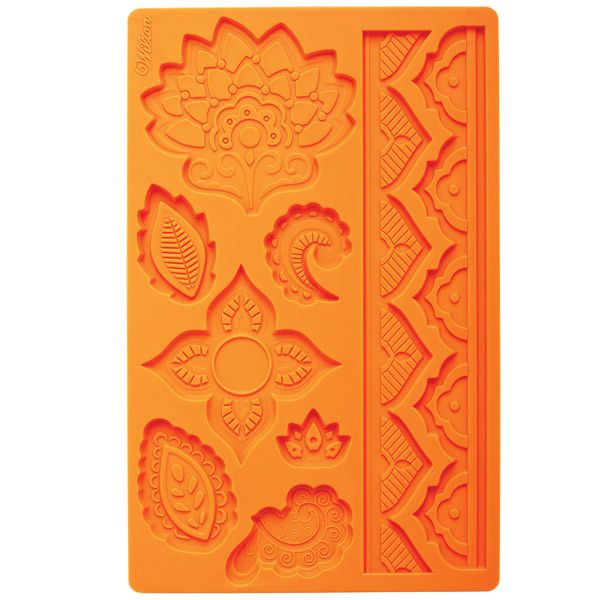 WILTON FONDANT OR GUM PASTE CAKE DECORATING MOLD 4 AVAL  