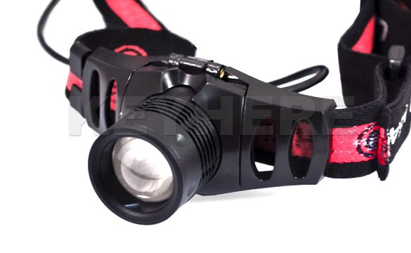 Mode Cree LED Zoom AAA Headlight Headlamp Torch Light  