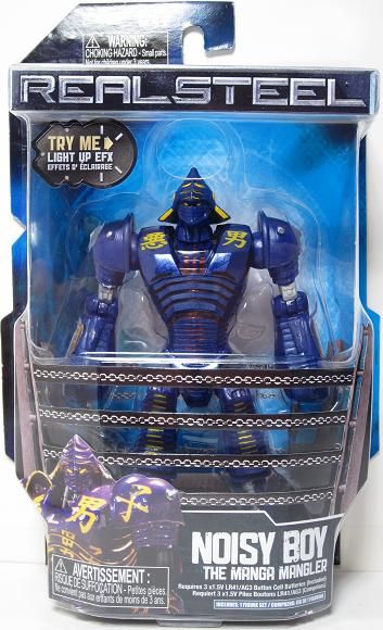 Real Steel 5 NOISY BOY Manga Mangler Basic Action Figure Series 1 NIP 