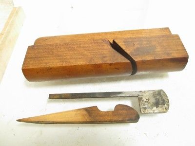 ANTIQUE WOOD MOLDING PLANE LARGE ROUND PROFILE 1832 SPRINGFIELD MASS 