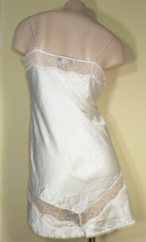 New with the tag Victorias Secret Ivory Satin Nightie/Slip With 