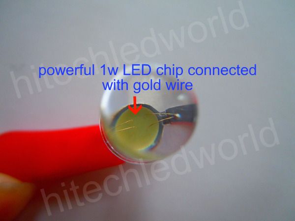 50p Hi Power 1W 10mm White LED Lamp Light Bulb 380,000  