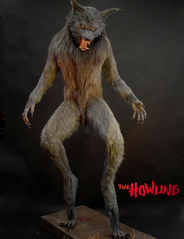 HOWLING WEREWOLF FULLSIZE WOLF MOVIE PROP WOLFMAN FX  