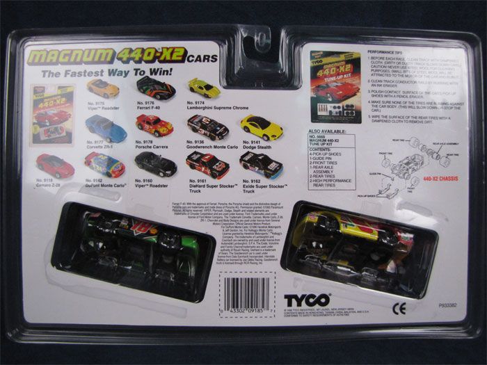 Tyco Magnum 440 X2 Labonte Brothers HO Slot Cars MIP  