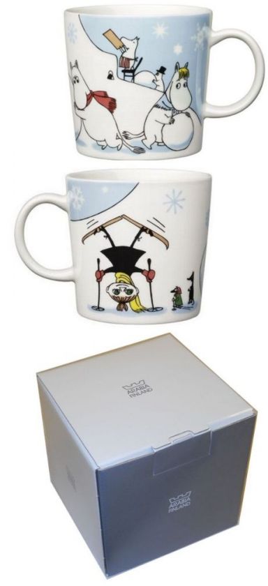 Moomin Mug Winter Games Christmas Season 2011 Lumileikkeja Arabia 