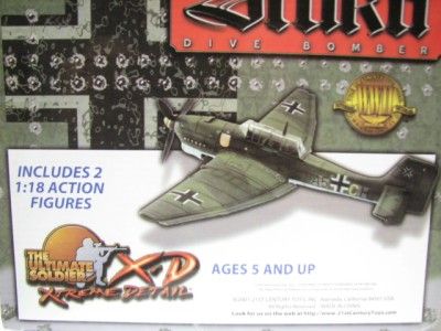 ULTIMATE SOLDIER XD 1/18 JU 87 STUKA WINTER WHITE MIB  