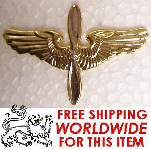 Large Hat Pin Aviation Cadet Wings Jacket Epaulet NEW  