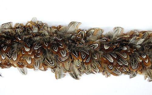 ALMOND PLUMAGE BOA 4 6 Feather 72 Pads/Trim/Hats  