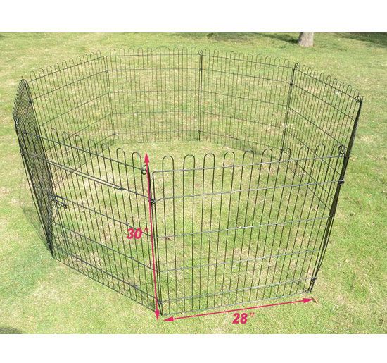 30 heavy duty 8panel Pet Dog Cat Play Exercise Pen Playpen fence 