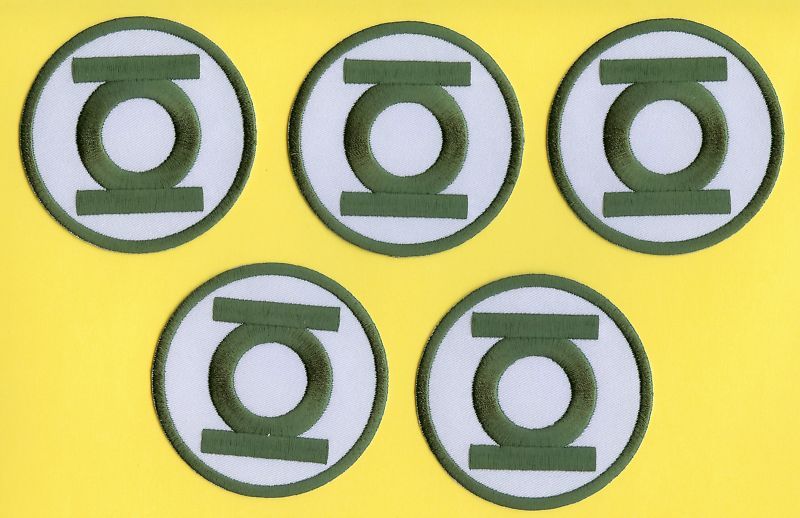 Lot Green Lantern Iron On Embroidered Patches Crests  