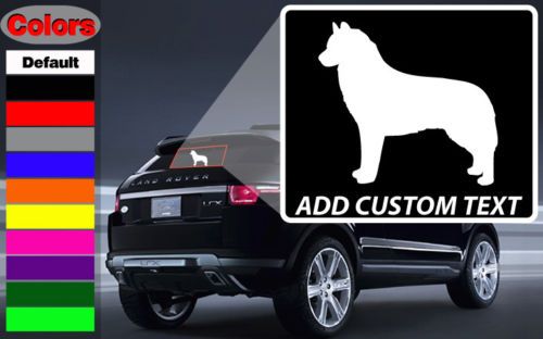 Siberian Husky Dog Wall Car Vinyl Decal Sticker  