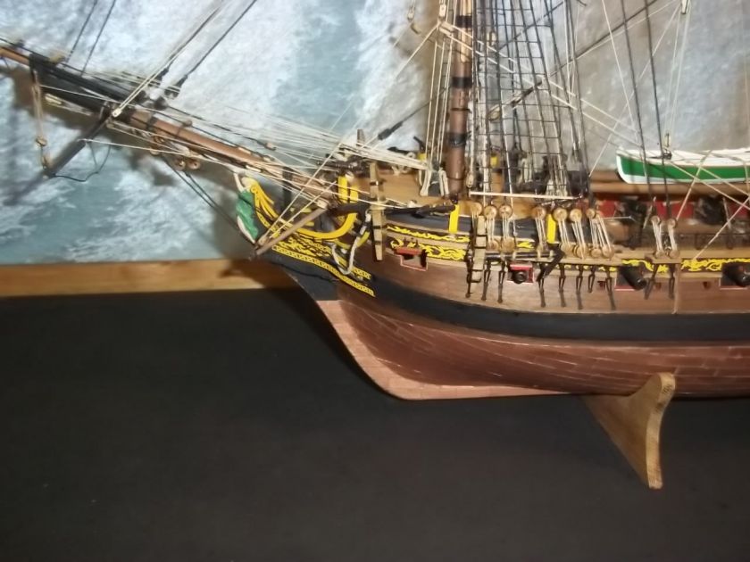 Museum Quality Model Of HMS Fly   Sixth Rate Sloop 1796  