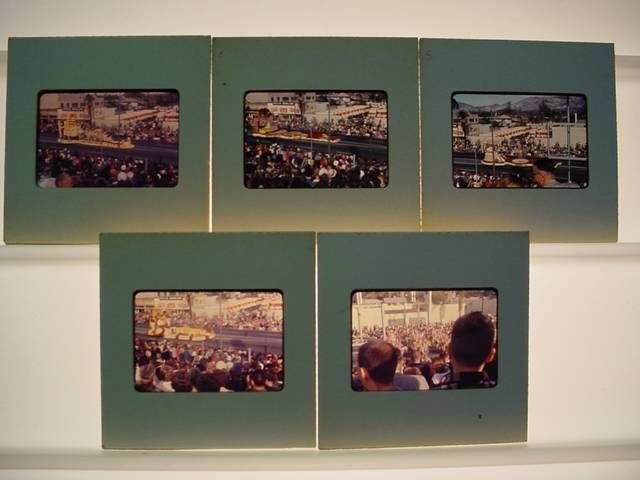 Vintage 35MM SLIDES ROSE PARADE Photos Pasadena 1950s  