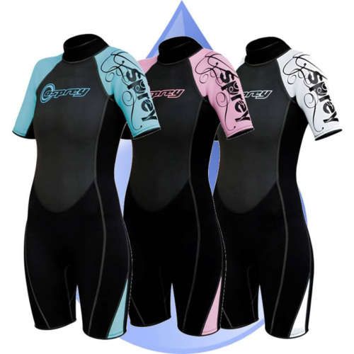 Ladies OSX Shortie Wet suit by Wilton Bradley ALL SIZES 4032341584310 