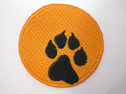 Werewolf Paw On Moon Halloween Twilight Iron On Patch  