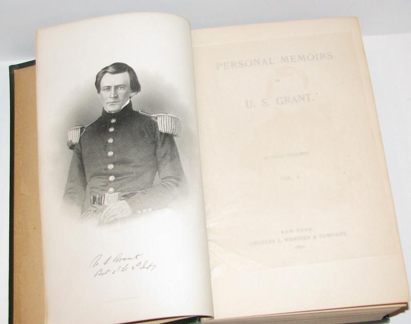 Personal Memoirs of Ulysses S Grant VOL I & II 1885  