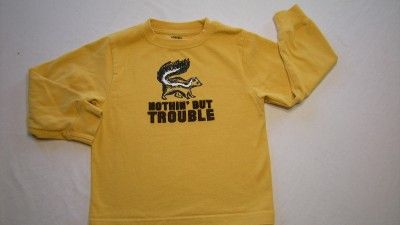 Boy 5 GYMBOREE Canine Academy Nothin But trouble Shirt  