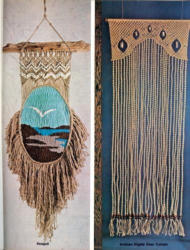 MACRAME SECRETS ~Vintage Pattern Book w/ MACRA WEAVING  