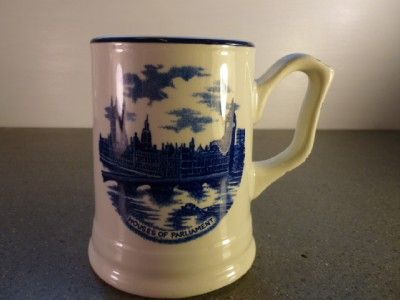 Vintage Weatherby English Pottery London Pride Tower Bridge Parliament 