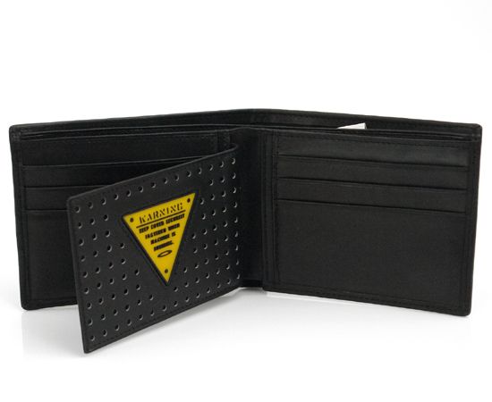 Brand New Oakley Leather Wallet Small Black   95004 001  