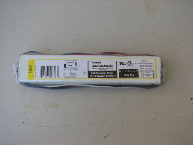 Philips Advance LED120A0012V50F 12V 60W Xitanium Electronic LED Driver 