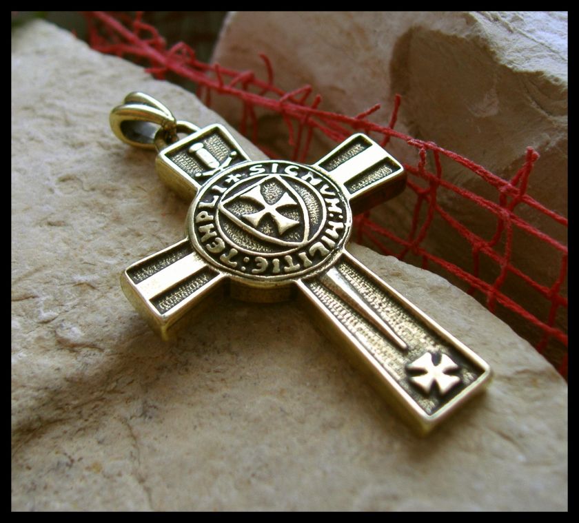 AJS © KNIGHTS TEMPLAR CROSS PENDANT UNIQUE (W14BR)  