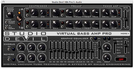 Studio Devil Virtual Bass Amp Pro Tube NATIVE LICENSE  