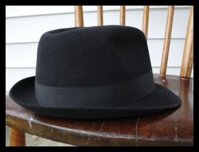   Fur Fedora Hat Borsalino Alessandria Mascotte Size 7 1/4 58 EUC  