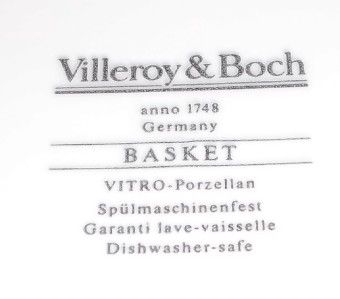 Villeroy & and Boch BASKET rimmed soup bowl EXCELLENT CONDITION  