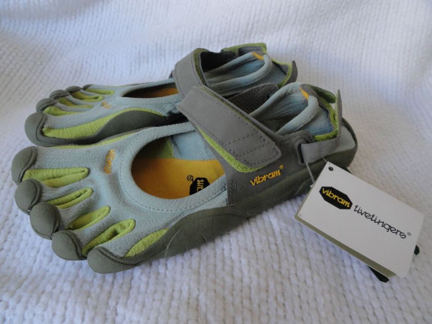 NEW 2012 Womens Vibram Fivefingers SPRINT Shoes W119 Slate Palm 