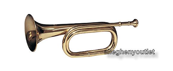 New US Military BRASS Civil War Era Cavalry Style BUGLE 13 Free 