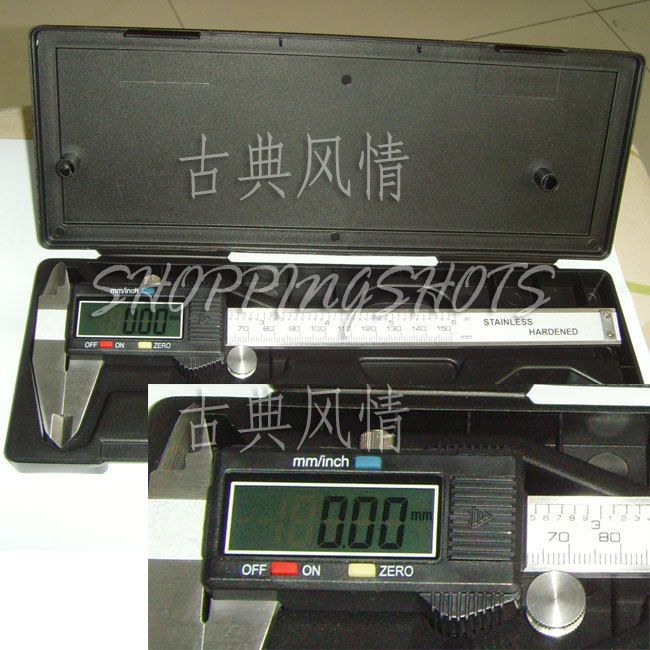 pcs LCD 150mm 6inch Digital Vernier Caliper/Micrometer Stainless 