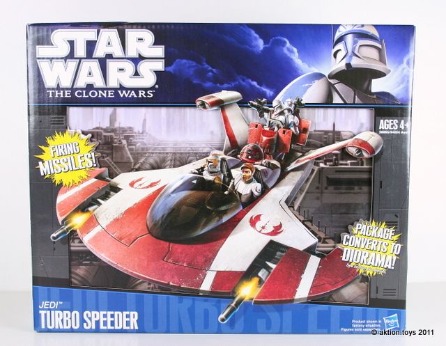 STAR WARS   JEDI TURBO SPEEDER   CLONE WARS   JEDI KNIGHT SPACESHIP 