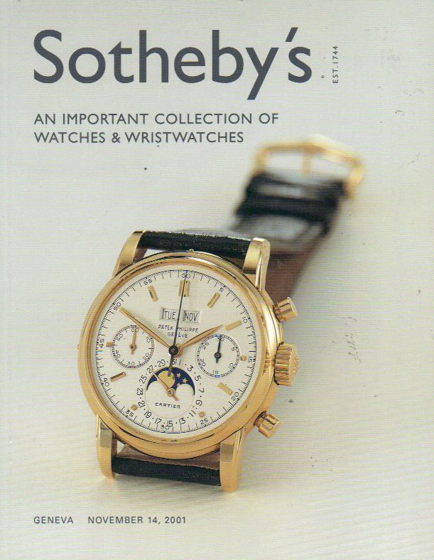 SOTHEBYS Cartier Jurgensen Patek Rolex Vacheron Watch  