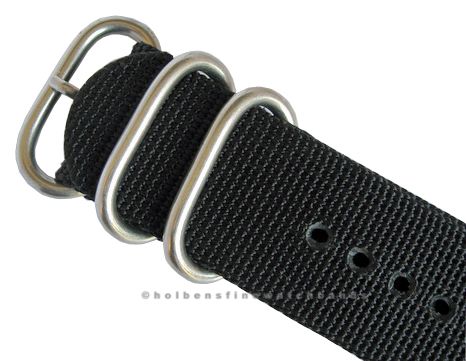   Nylon Black GERMAN MADE UTC Military Diver 1 pc Watch Band  