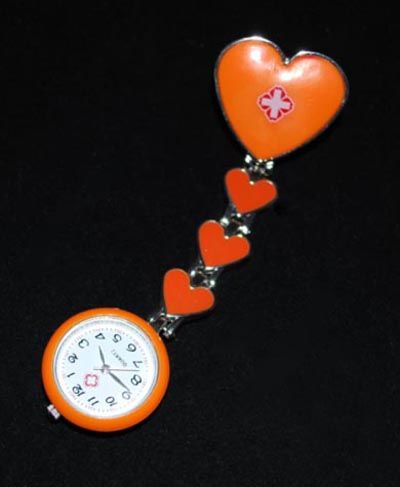 Free ship Angelical Fob Heart Hospital Cute Nurse Watch  