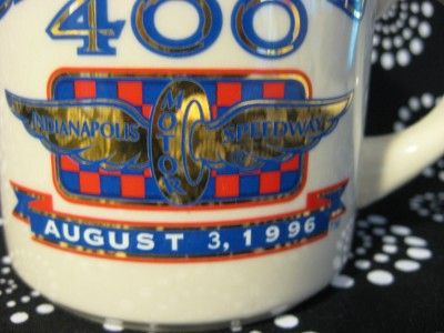 Brickyard 400 August 3 1996 Indy Coffee Cup Mug Nice  