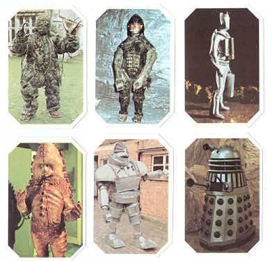 DR. DOCTOR WHO 1976 Set 12 British Tea Cards  