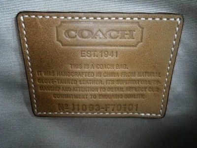 NWT Coach Transatlantic Classic Tan Leather Business Portfolio 